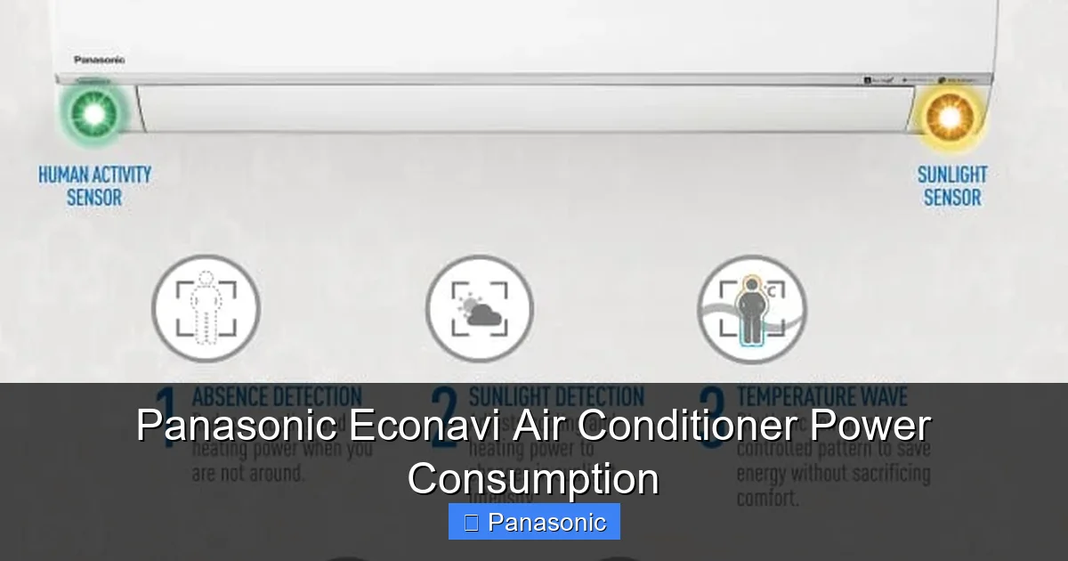 Panasonic Econavi Air Conditioner Power Consumption