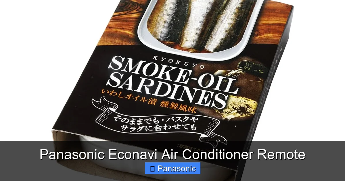 Panasonic Econavi Air Conditioner Remote