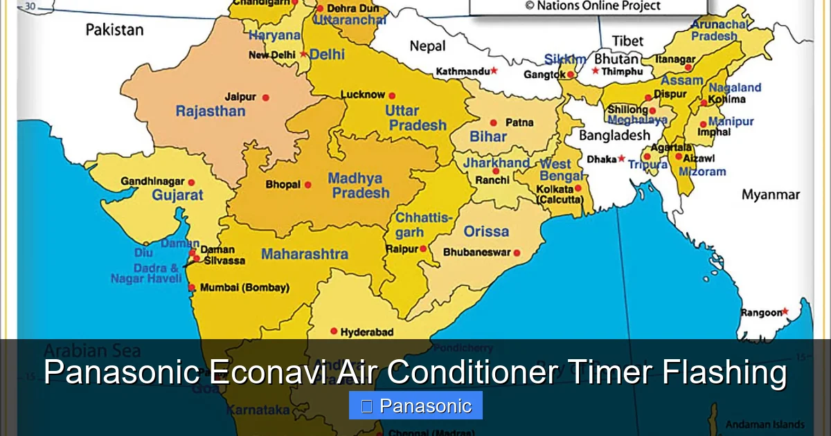 Panasonic Econavi Air Conditioner Timer Flashing