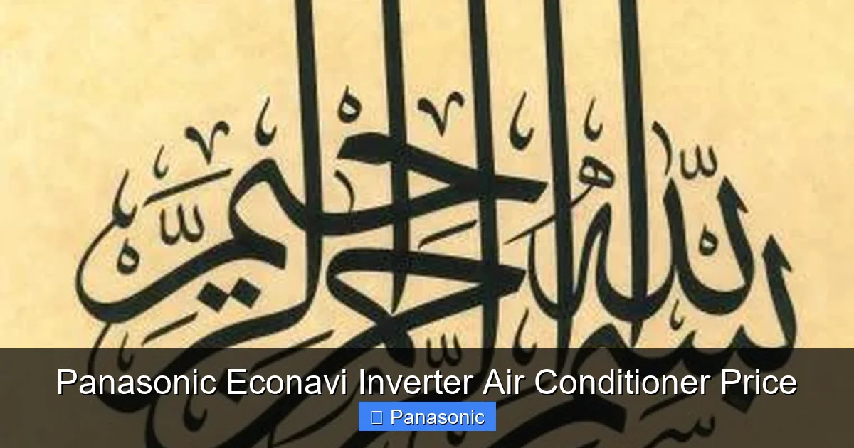 Panasonic Econavi Inverter Air Conditioner Price