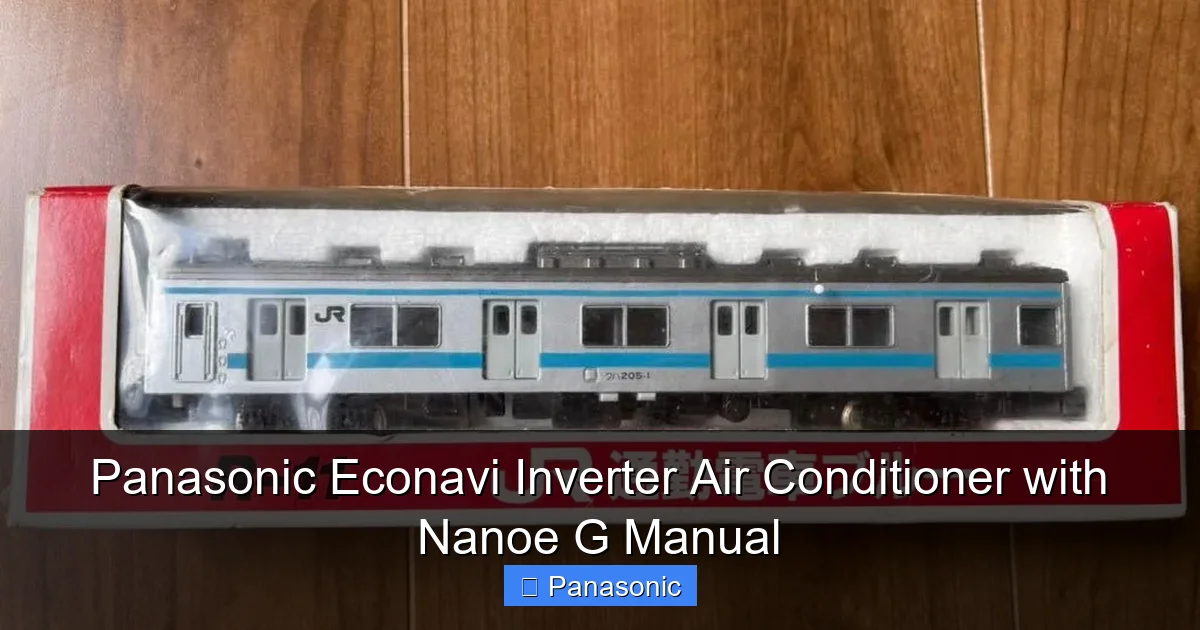Panasonic Econavi Inverter Air Conditioner with Nanoe G Manual