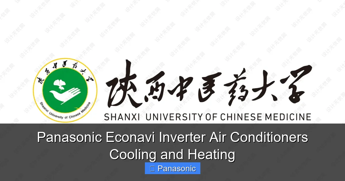 Panasonic Econavi Inverter Air Conditioners Cooling and Heating