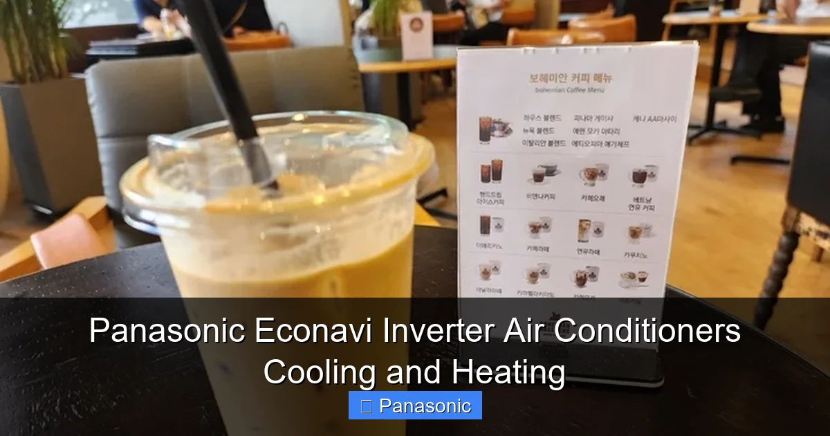 Panasonic Econavi Inverter Air Conditioners Cooling and Heating