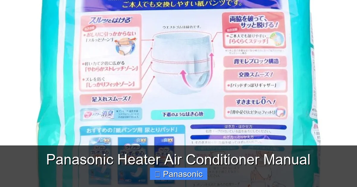 Panasonic Heater Air Conditioner Manual