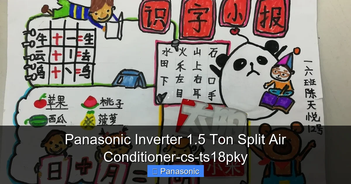 Panasonic Inverter 1.5 Ton Split Air Conditioner-cs-ts18pky