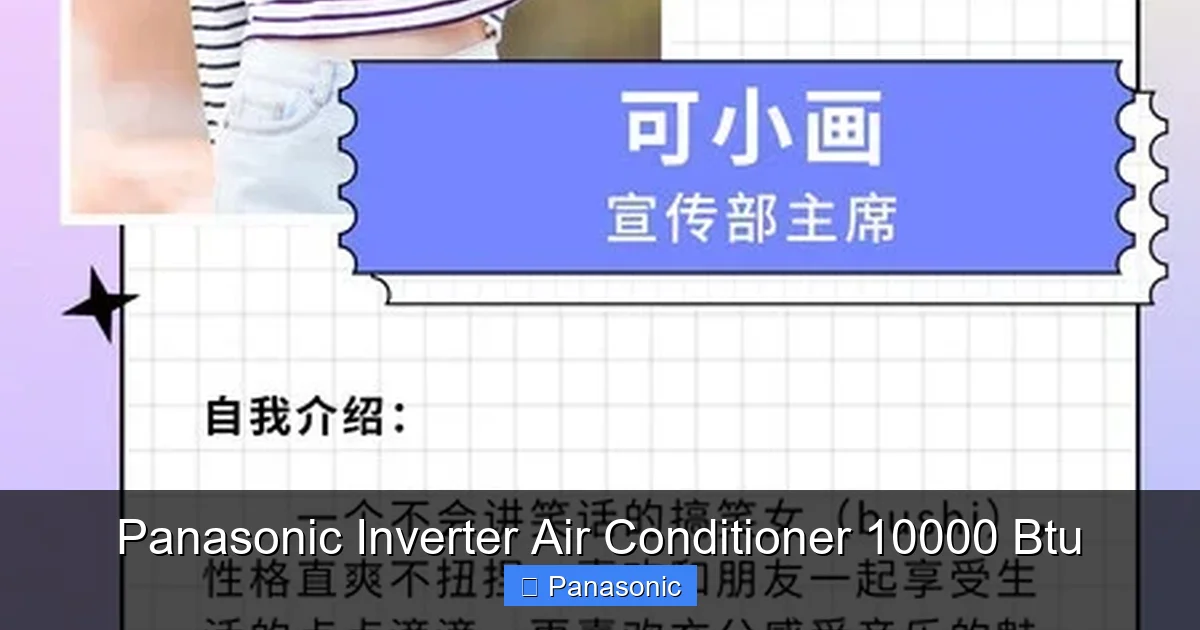 Panasonic Inverter Air Conditioner 10000 Btu