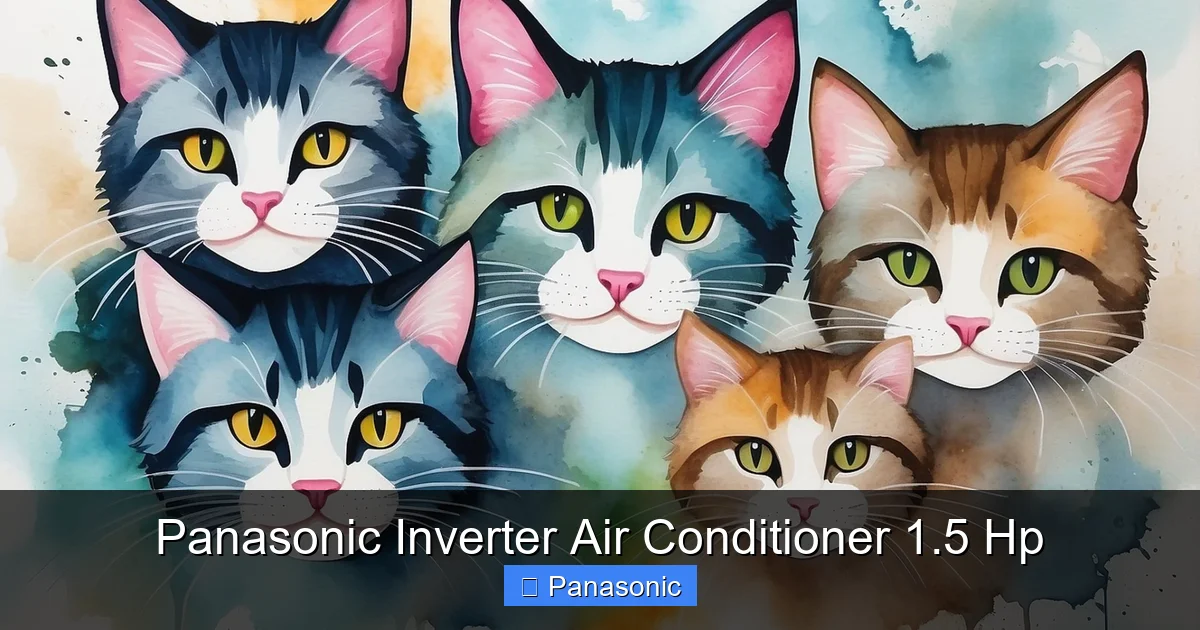 Panasonic Inverter Air Conditioner 1.5 Hp
