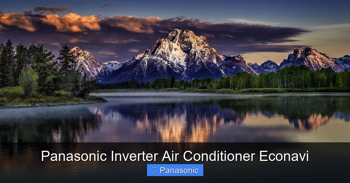 Panasonic Inverter Air Conditioner Econavi