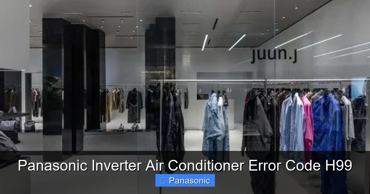 Panasonic Inverter Air Conditioner Error Code H99