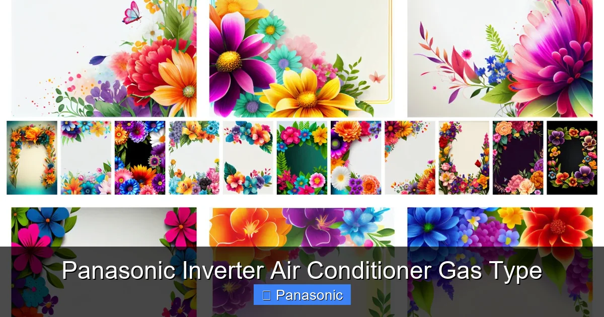 Panasonic Inverter Air Conditioner Gas Type