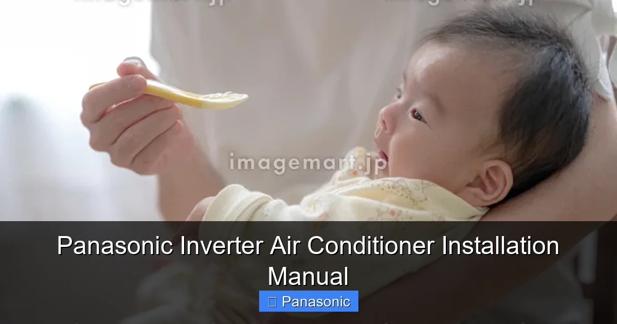 Panasonic Inverter Air Conditioner Installation Manual