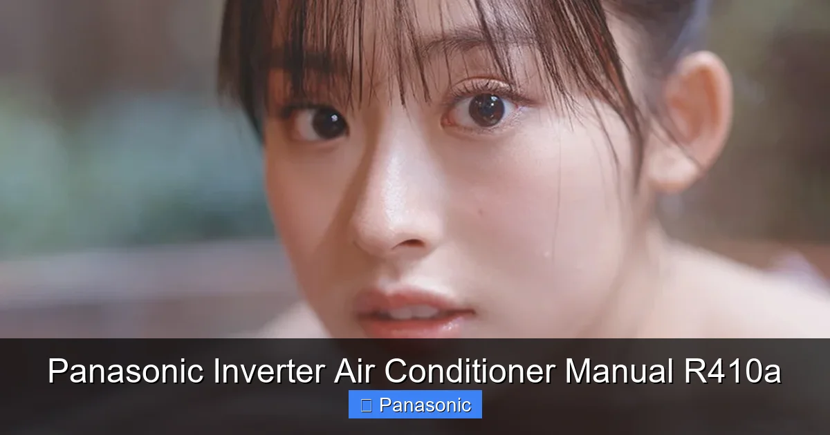 Panasonic Inverter Air Conditioner Manual R410a