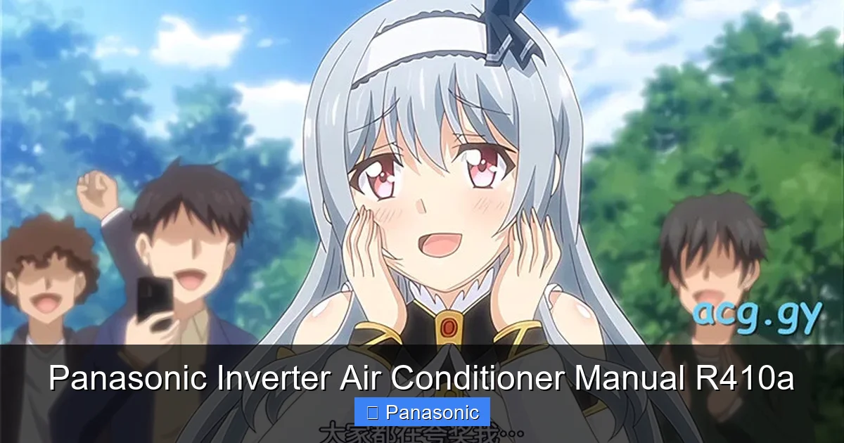 Panasonic Inverter Air Conditioner Manual R410a