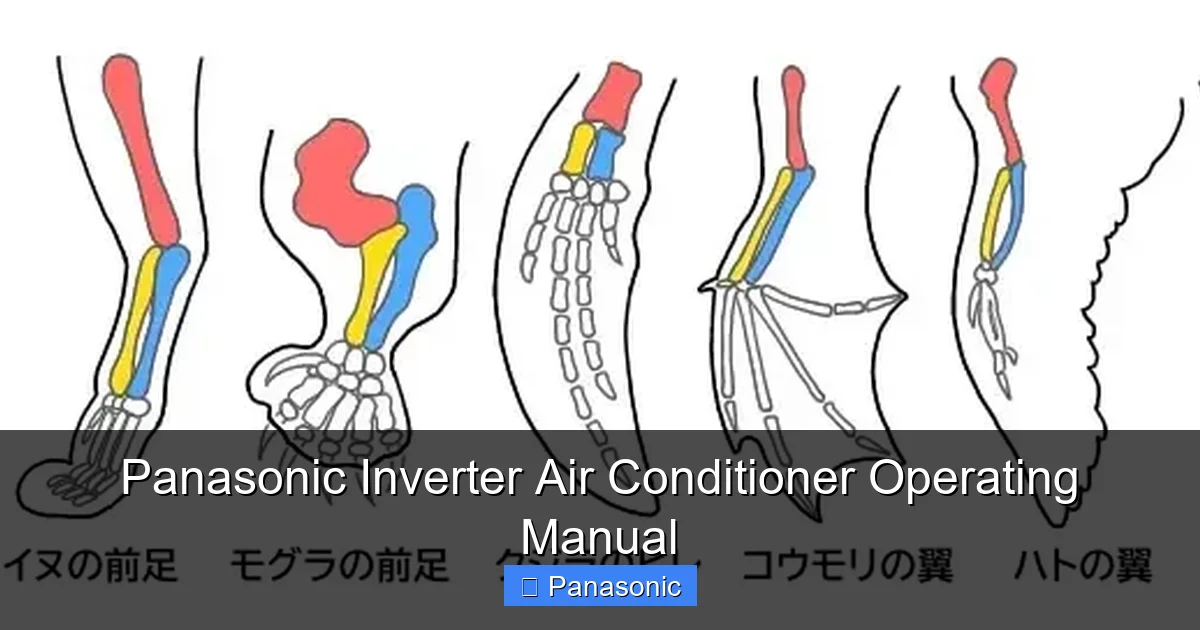 Panasonic Inverter Air Conditioner Operating Manual