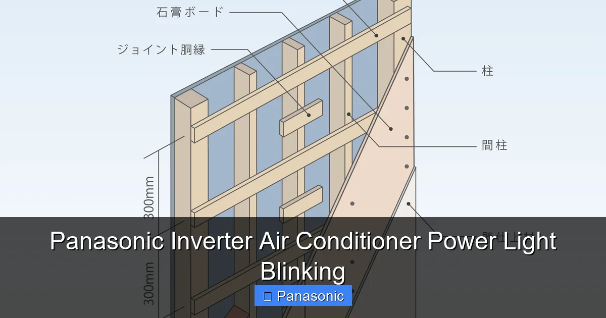 Panasonic Inverter Air Conditioner Power Light Blinking