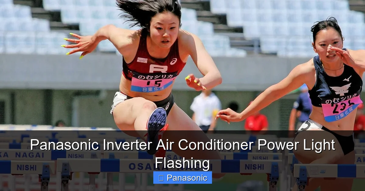 Panasonic Inverter Air Conditioner Power Light Flashing