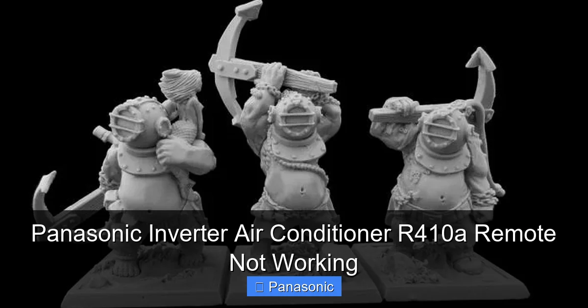 Panasonic Inverter Air Conditioner R410a Remote Not Working