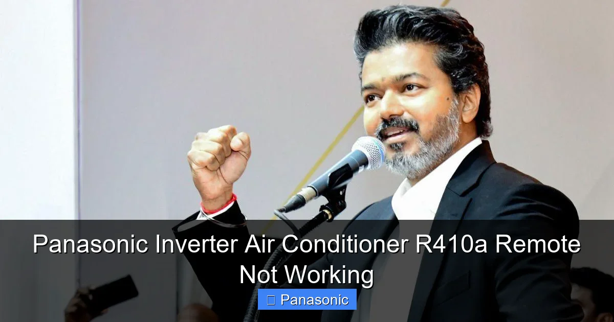 Panasonic Inverter Air Conditioner R410a Remote Not Working