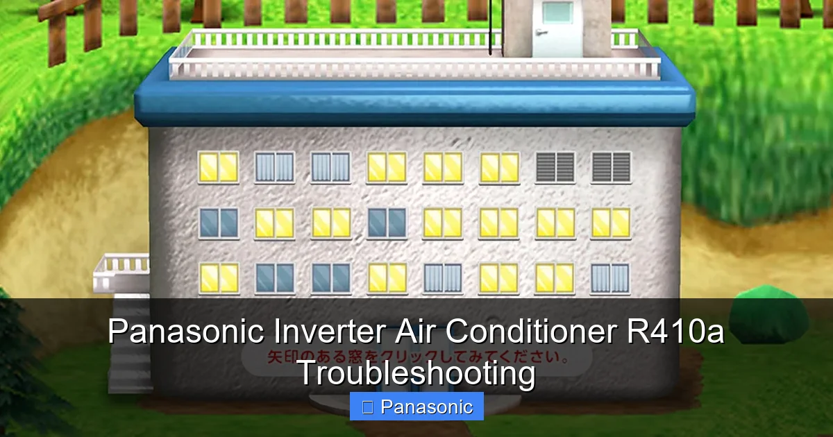 Panasonic Inverter Air Conditioner R410a Troubleshooting