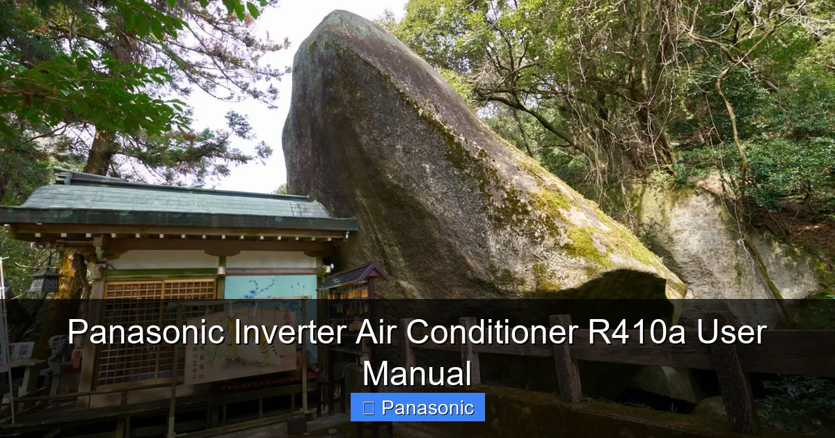 Panasonic Inverter Air Conditioner R410a User Manual