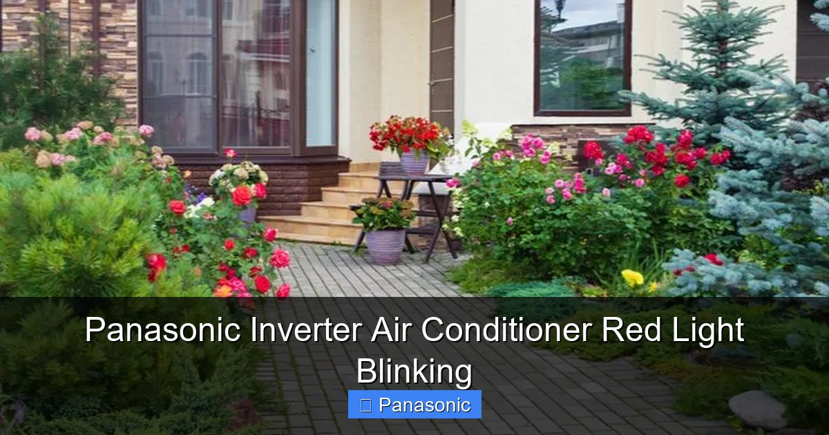Panasonic Inverter Air Conditioner Red Light Blinking