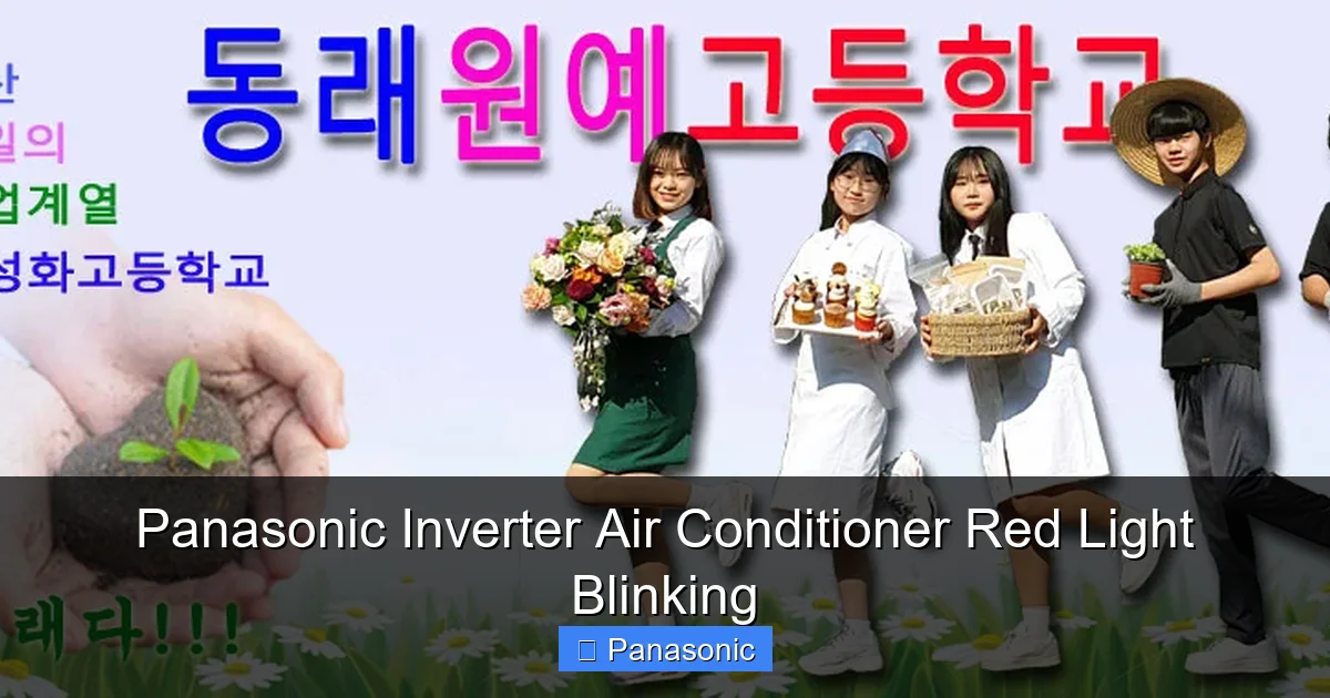 Panasonic Inverter Air Conditioner Red Light Blinking