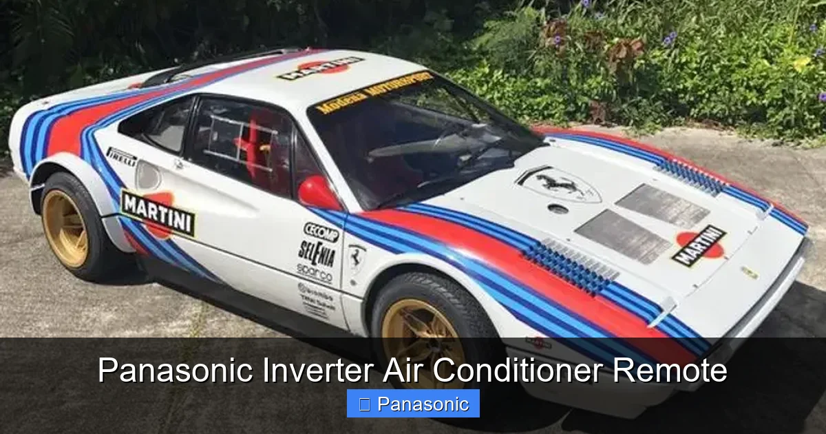 Panasonic Inverter Air Conditioner Remote