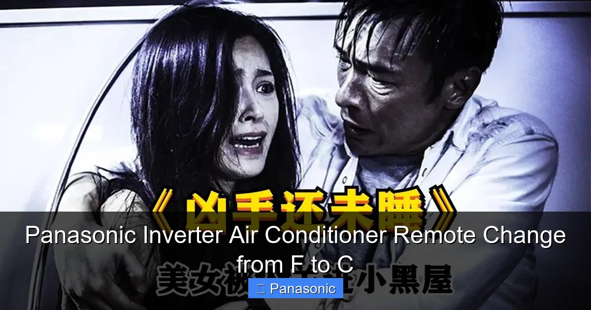 Panasonic Inverter Air Conditioner Remote Change from F to C