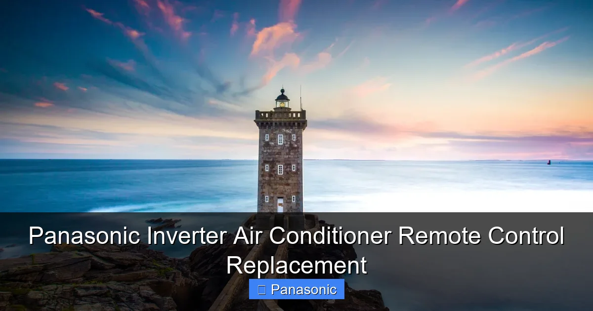 Panasonic Inverter Air Conditioner Remote Control Replacement