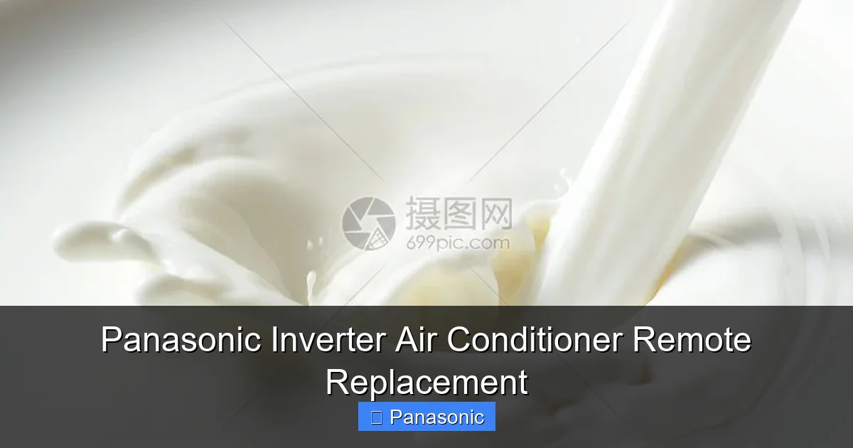 Panasonic Inverter Air Conditioner Remote Replacement