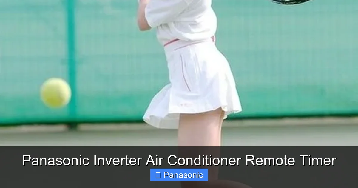 Panasonic Inverter Air Conditioner Remote Timer