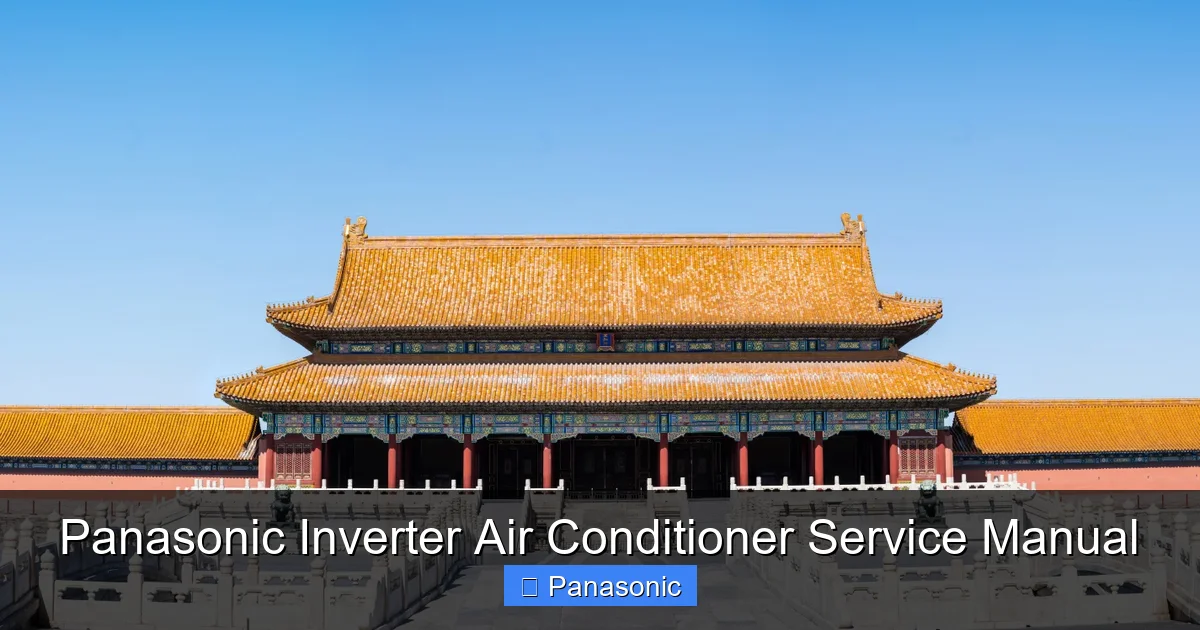 Panasonic Inverter Air Conditioner Service Manual