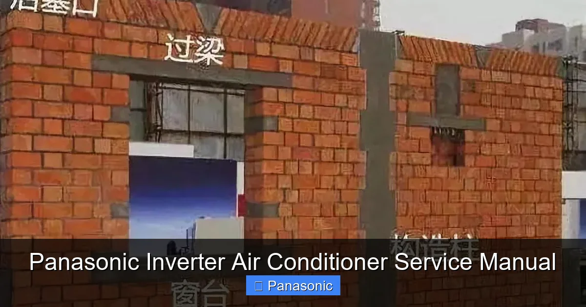 Panasonic Inverter Air Conditioner Service Manual