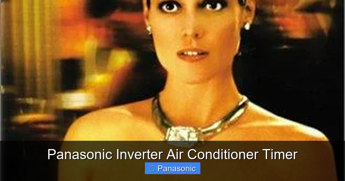 Panasonic Inverter Air Conditioner Timer