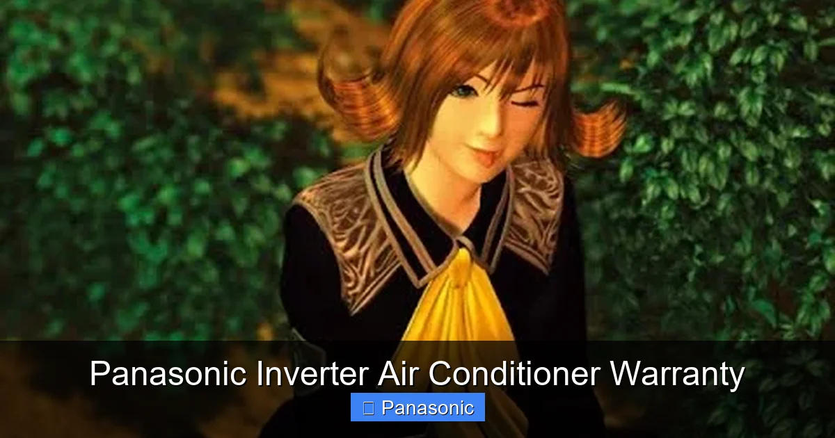 Panasonic Inverter Air Conditioner Warranty