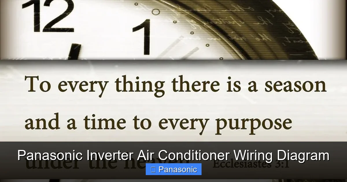 Panasonic Inverter Air Conditioner Wiring Diagram