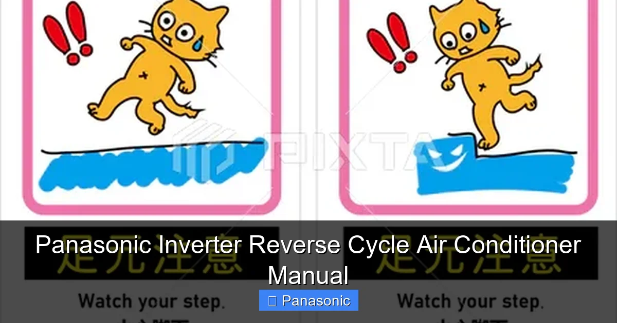 Panasonic Inverter Reverse Cycle Air Conditioner Manual