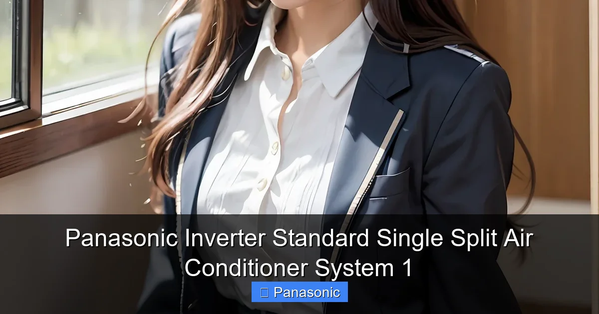 Panasonic Inverter Standard Single Split Air Conditioner System 1