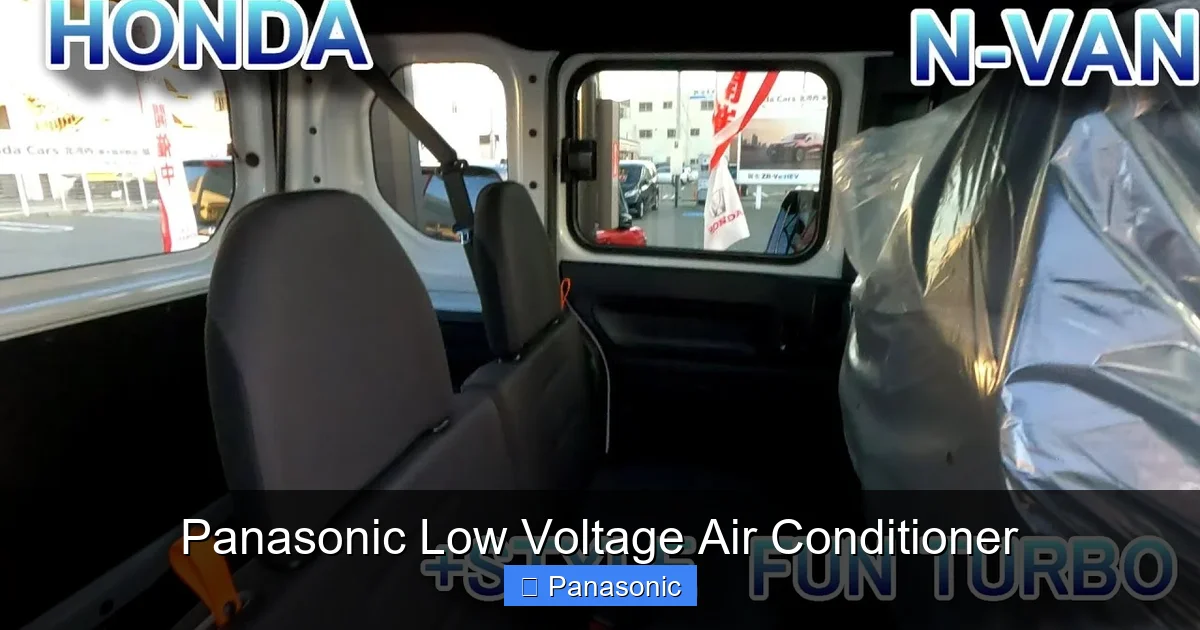 Panasonic Low Voltage Air Conditioner