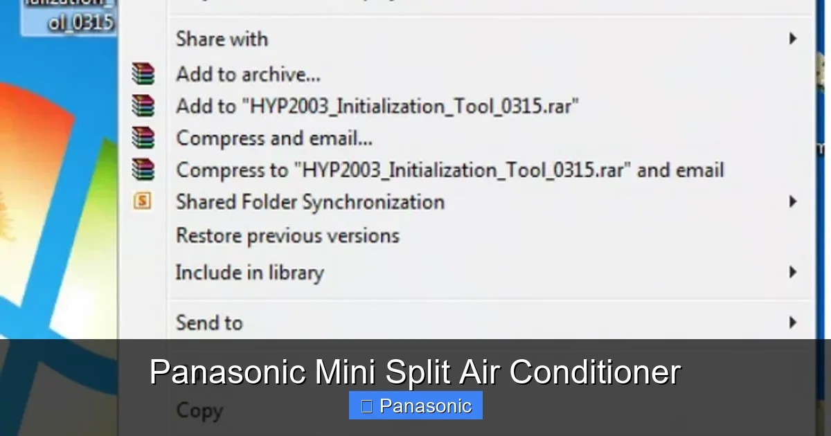 Panasonic Mini Split Air Conditioner