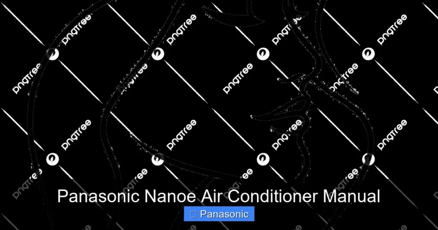 Panasonic Nanoe Air Conditioner Manual