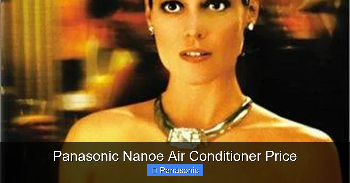 Panasonic Nanoe Air Conditioner Price
