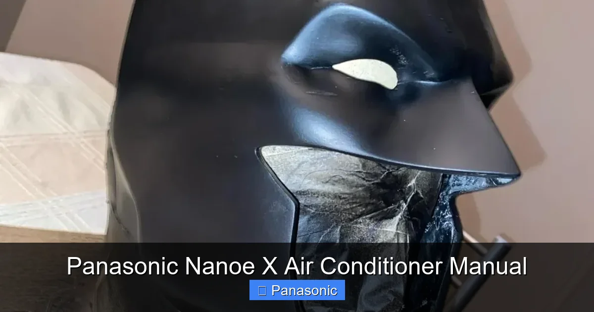 Panasonic Nanoe X Air Conditioner Manual