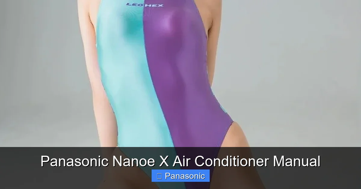 Panasonic Nanoe X Air Conditioner Manual
