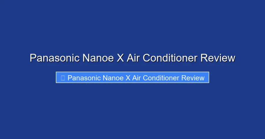 Panasonic Nanoe X Air Conditioner Review