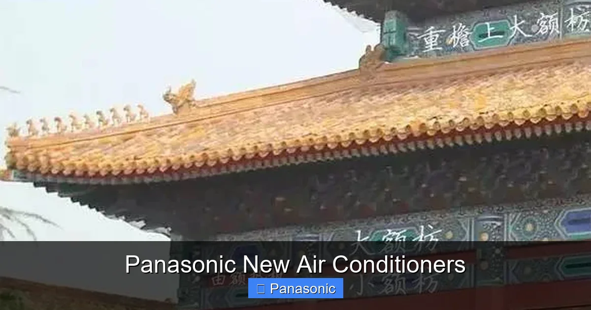 Panasonic New Air Conditioners