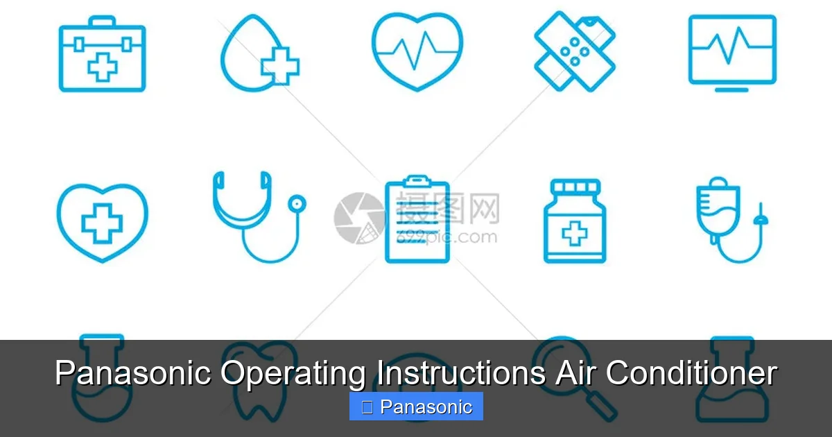 Panasonic Operating Instructions Air Conditioner