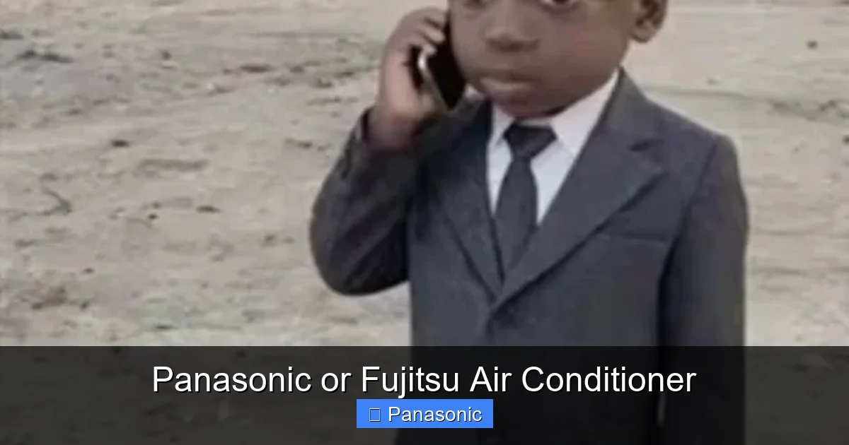 Panasonic or Fujitsu Air Conditioner