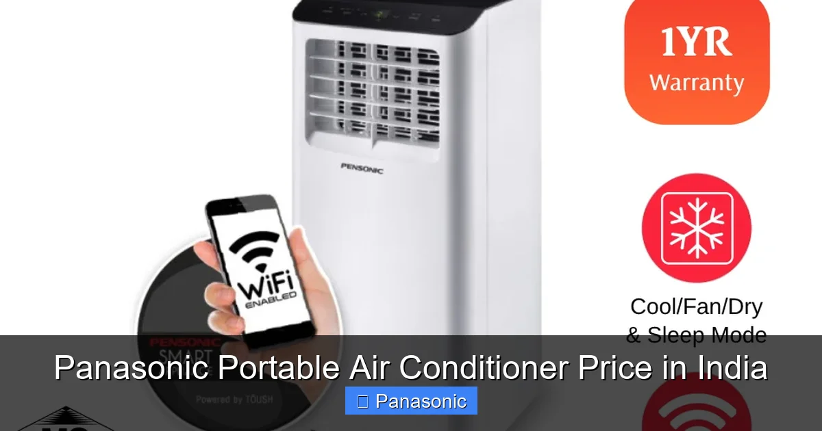 Panasonic Portable Air Conditioner Price in India
