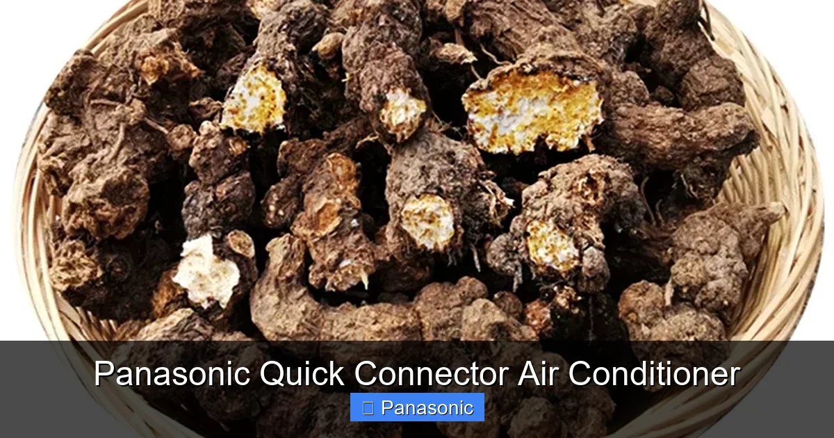 Panasonic Quick Connector Air Conditioner